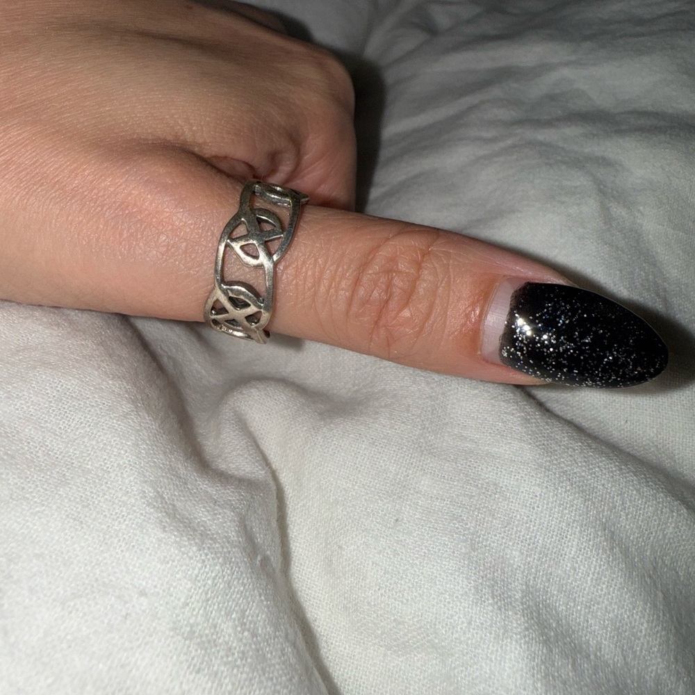 100% silver ring - Picture 2 of 2